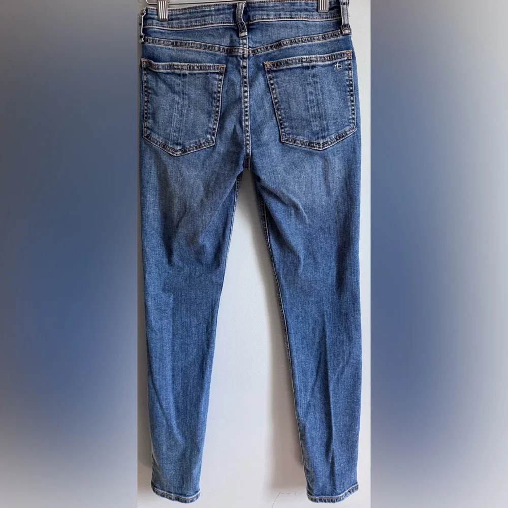Rag & Bone Cate Mid Rise Skinny Jeans 26 Ankle Pismo Wash